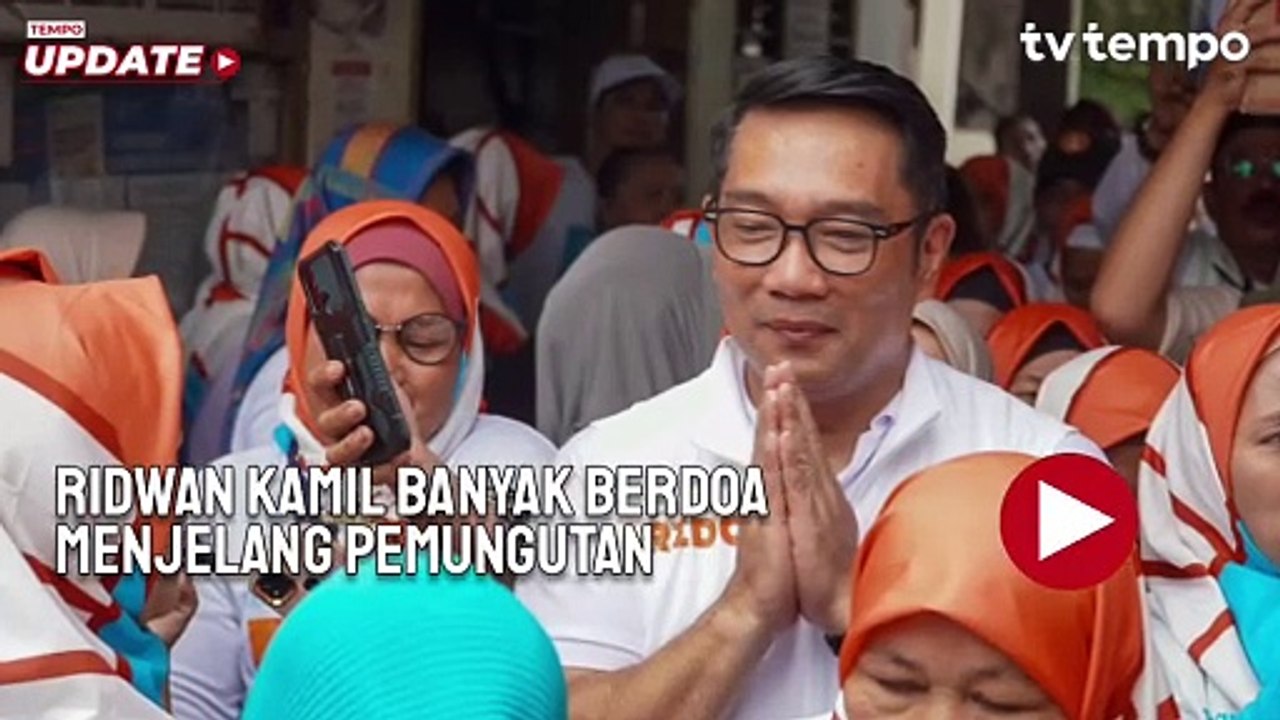 Ridwan Kamil Mengaku Banyak Berdoa Menjelang Pemungutan, Siap Menang Siap Kalah