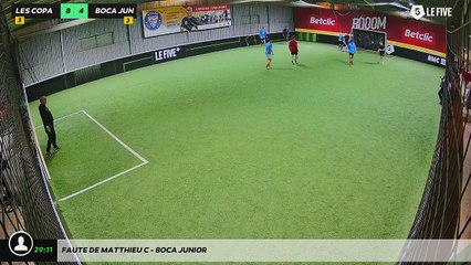 Faute de Matthieu C - Boca Junior