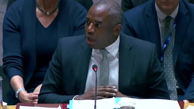 David Lammy berates Russian counterpart for using phone during UN meeting on Sudan ceasefire