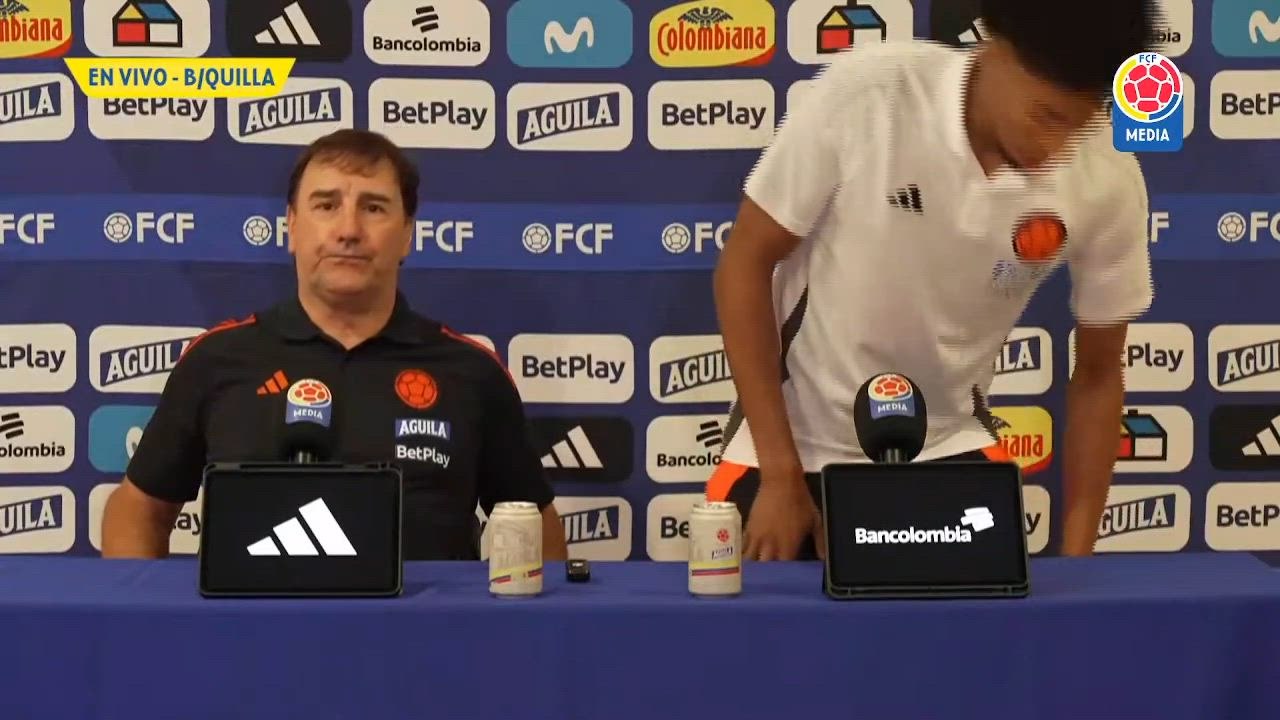 Conferencia de prensa DT de Colombia