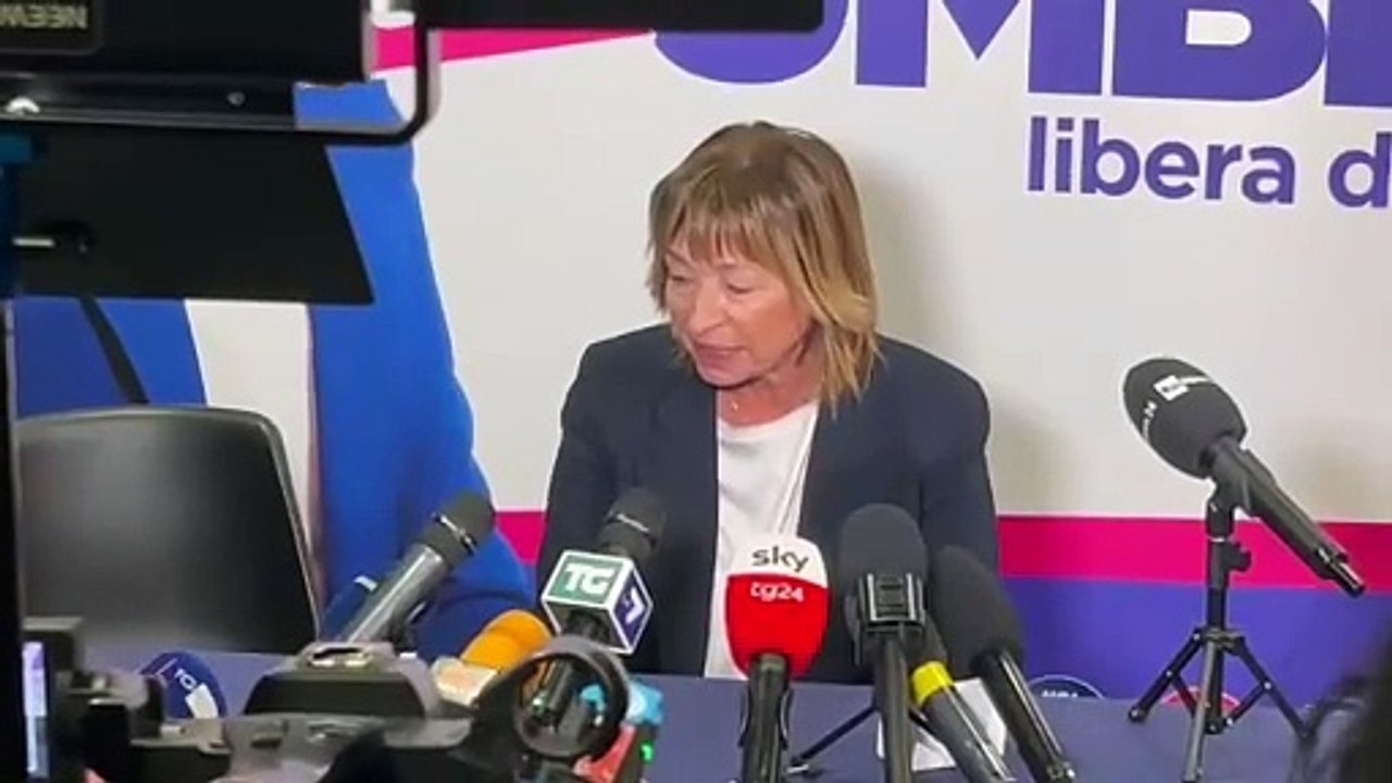 Elezioni regionali, Tesei: "Gli umbri hanno scelto in un altro modo. Auguri alla nuova presidente"