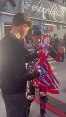 El detalle más colchonero de Riquelme con Jorge Martín tras proclamarse campeón