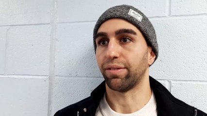 Eisbaren Berlin v Sheffield Steelers - Daniel Ciampini interview