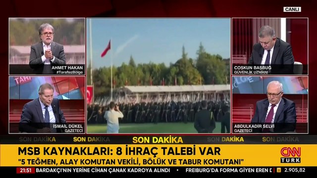 SON DAKİKA HABERİ: MSB kaynakları: 8 ihraç talebi var