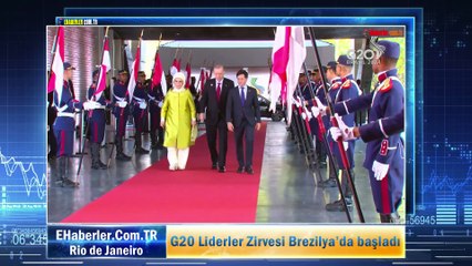 G20 Liderler Zirvesi Brezilya’da başladı