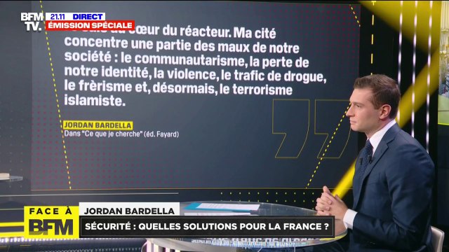 Jordan Bardella: Je ne veux pas que tout mon pays ressemble au quartier dans lequel j'ai grandi