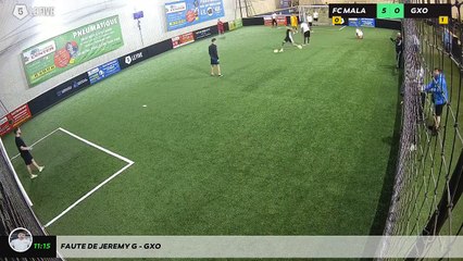 Faute de Jeremy G - Gxo