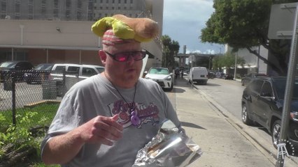 Raw Dogging at Jay's Hot Dogs in Miami