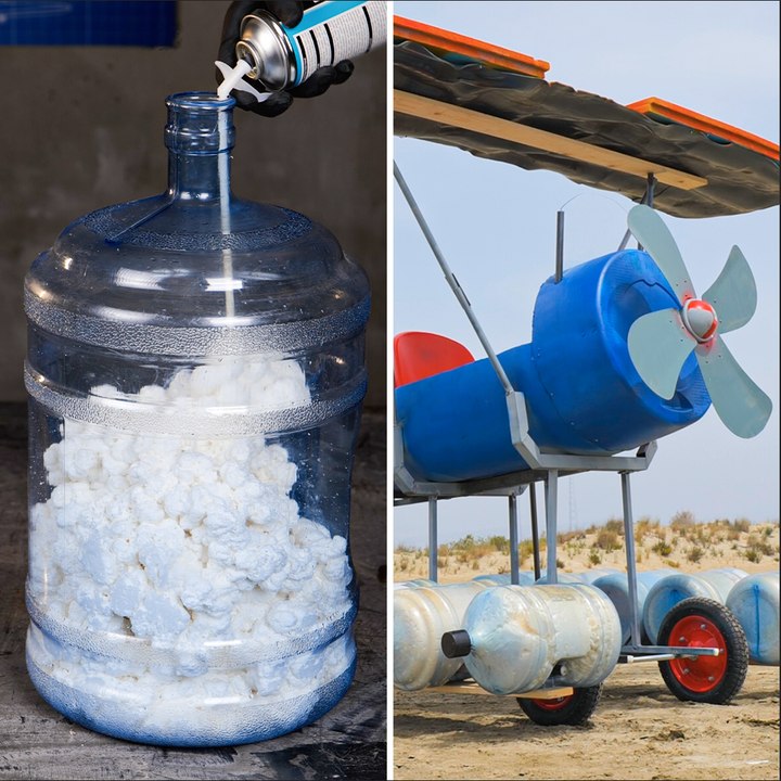 Un hydravion FAIT MAISON avec des tonneaux en plastique et des tuyaux en PVC - Peut-il vraiment voler ?