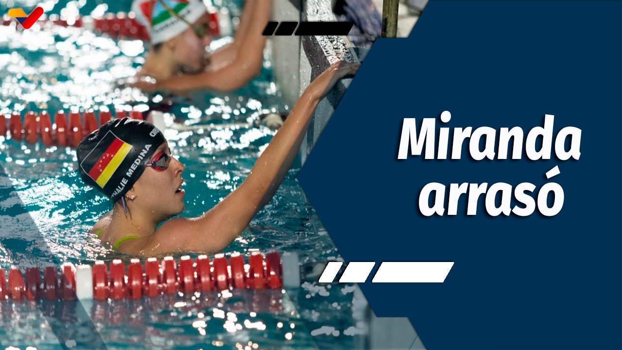 Tiempo Deportivo | Selección de natación del estado Miranda brilla en los Juegos Nacionales 2024
