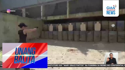Bianca Umali, nagpakitang-gilas sa firing range | Unang Balita