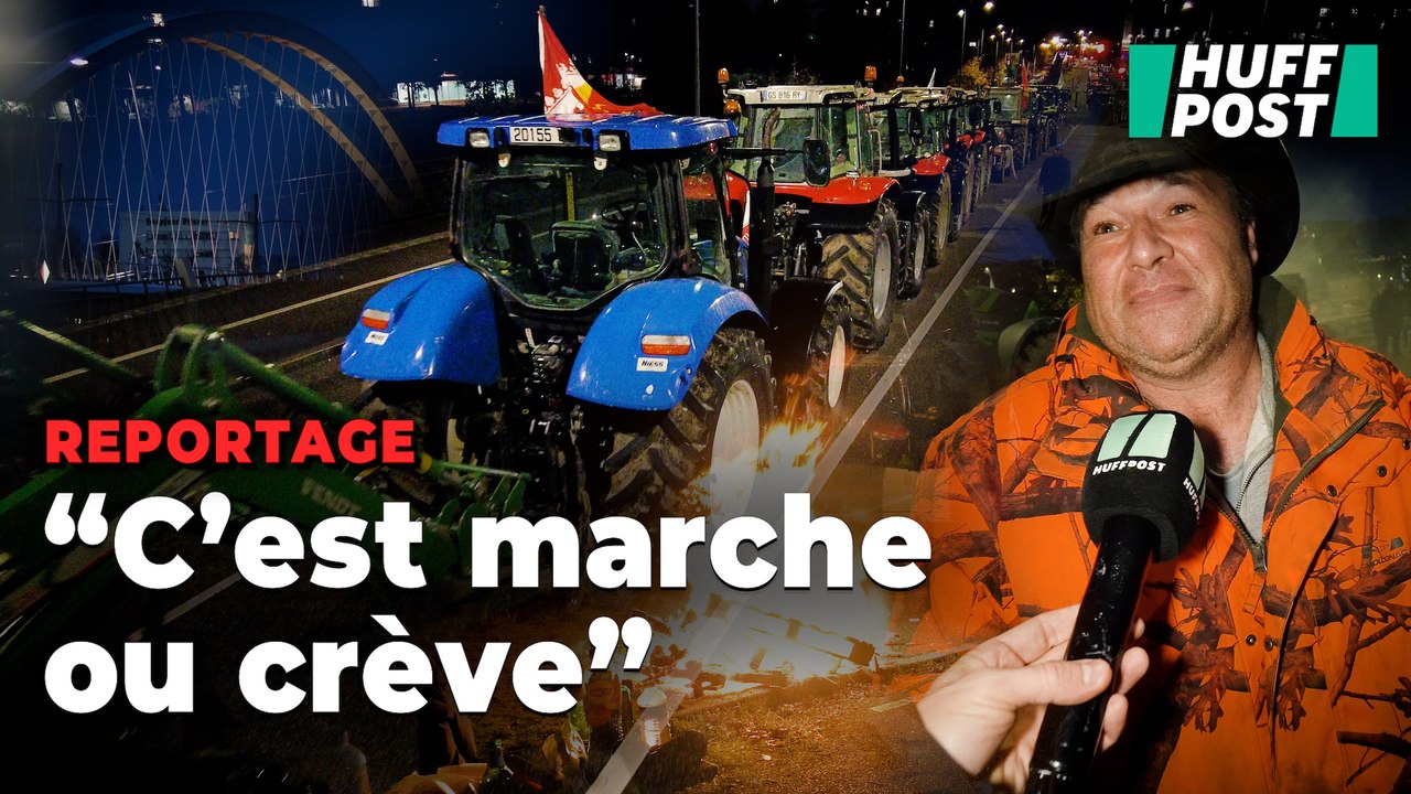 Contre le Mercosur, ces agriculteurs en colère ont bloqué le pont de l’Europe à Strasbourg