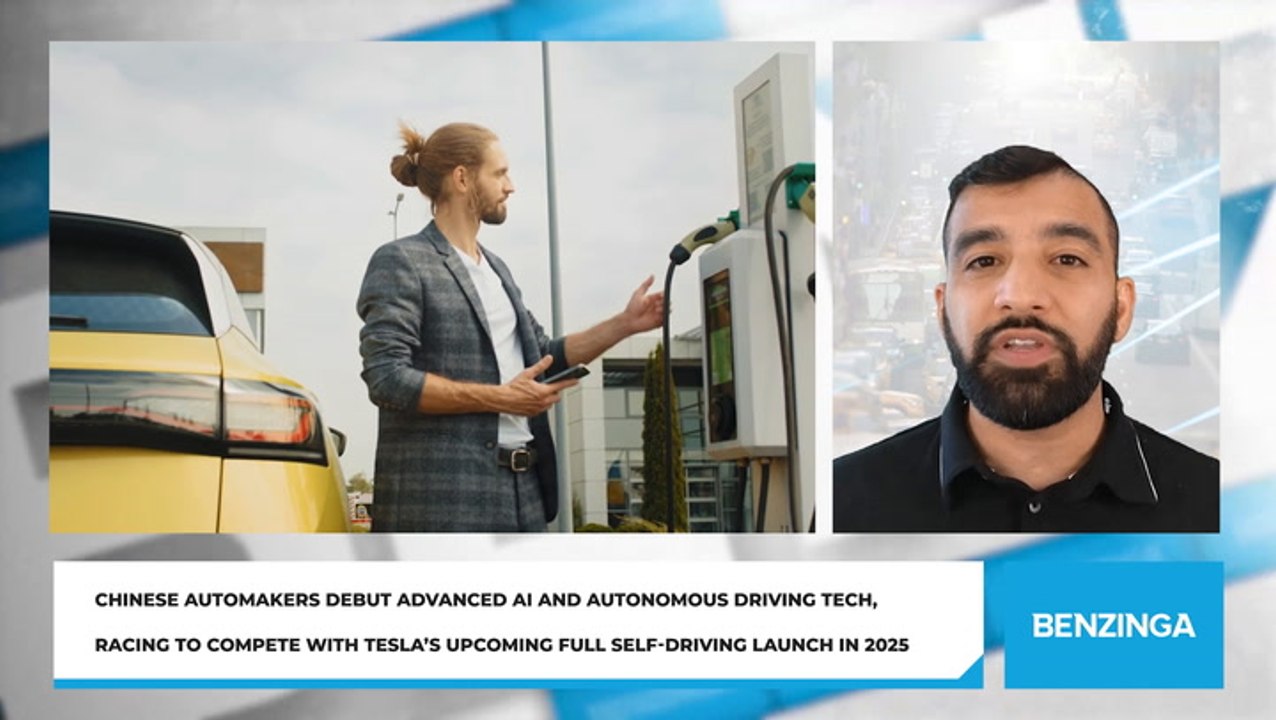 Chinese Automakers Debut Advanced AI And Autonomous Driving Tech, Racing To Compete With Tesla's Upcoming Full Self-Driving Launch In 2025