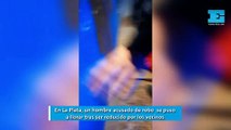 En La Plata, un hombre acusado de robo se puso a llorar tras ser reducido por los vecinos