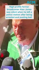 Alan Jones silent after historical sexual and assault charges
