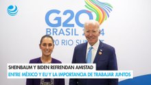 Sheinbaum y Biden refrendan amistad entre México y EU y la importancia de trabajar juntos