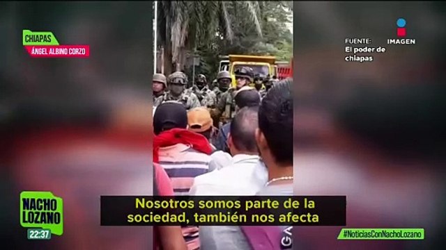 Liberan a militares que estuvieron retenidos 4 días en Ángel Albino Corzo, Chiapas