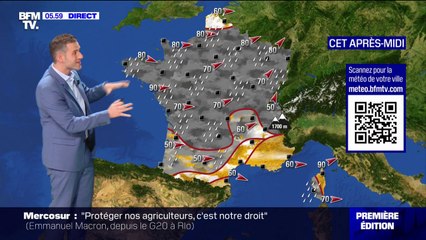 De la pluie et du vent sur la moitié nord du pays