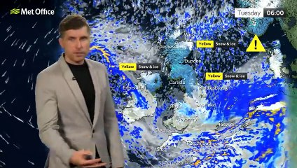 Met Office Tuesday Morning Weather Forecast 19/11/2024