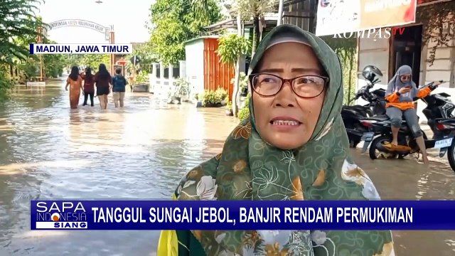 Hujan Deras Akibatkan Sungai Meluap, Banjir Rendam Permukiman Warga dan Sekolah