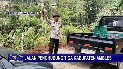 Ambles! Akses Jalan Penghubung Kebumen, Banjarnegara, dan Wonosobo Terputus