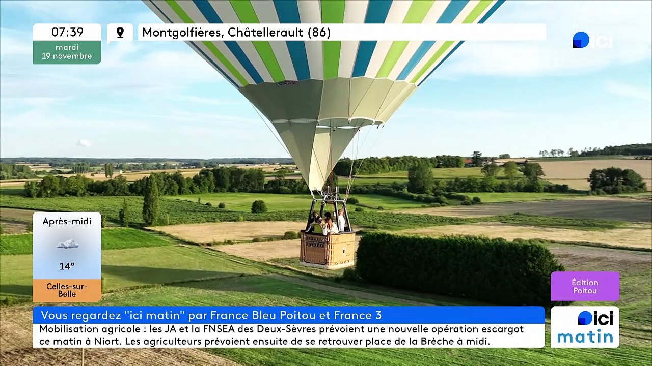 19/11/2024 - ICI Matin France Bleu Poitou en vidéo