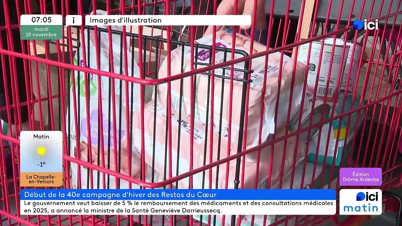 19/11/2024 - ICI Matin France Bleu Drôme Ardèche en vidéo