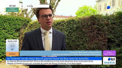 19/11/2024 - ICI Matin France Bleu Béarn Bigorre en vidéo