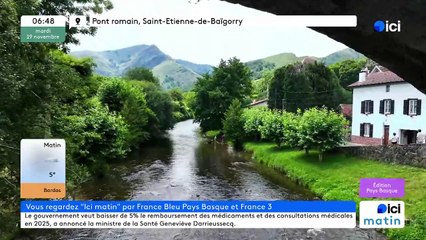 19/11/2024 - ICI Matin France Bleu Pays Basque en vidéo
