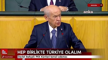 Devlet Bahçeli: PKK Kürtleri temsil edemez