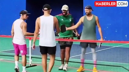 Maçı kaybeden sporcu, rakibinin yüzüne tekme attı