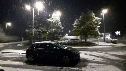 Telford services in the snow.