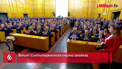 Bahçeli: Cumhurbaşkanımızla bağımız sarsılmaz