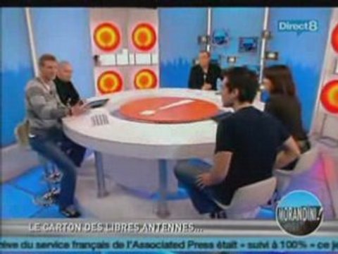 mikl et toph chez morandini à direct8