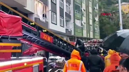 Rize’deki Heyelan! Ölü ve yaralılar var