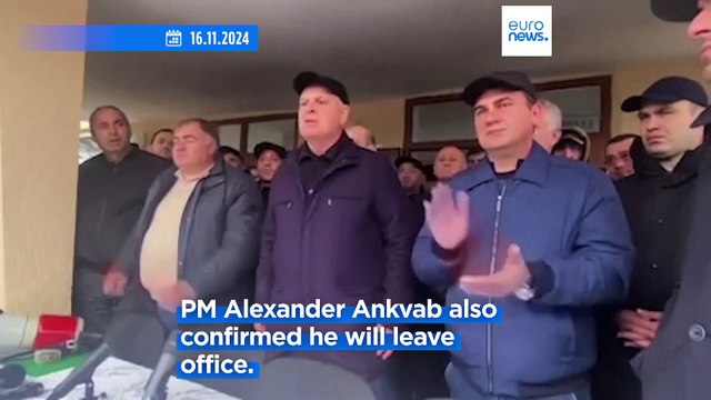 Abkhazia's president resigns after mass protests over 'pro-Moscow' property deal