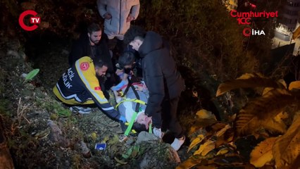 Canından oluyordu Surda 'manzara' izlerken düşüp, ağır yaralandı