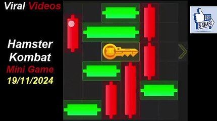 19 November Hamster Kombat Daily Mini Game Puzzle