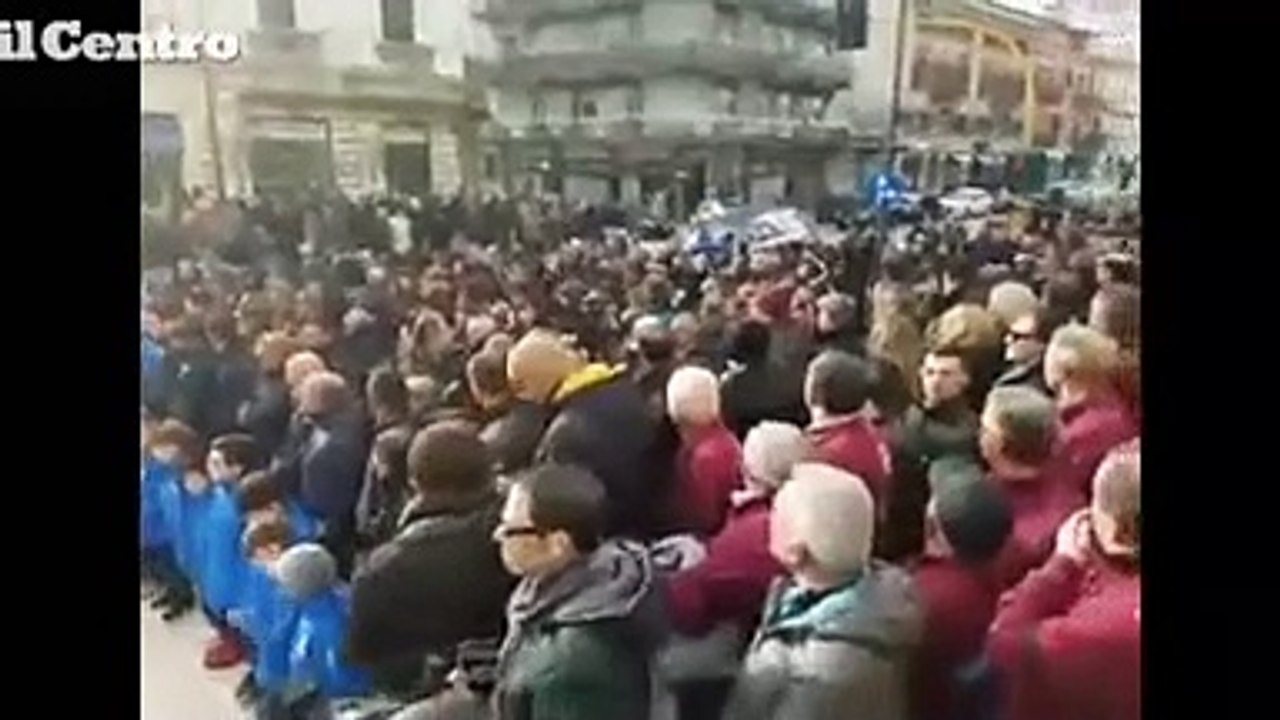 Hotel Rigopiano, l'ultimo abbraccio di Pescara a Del Rosso