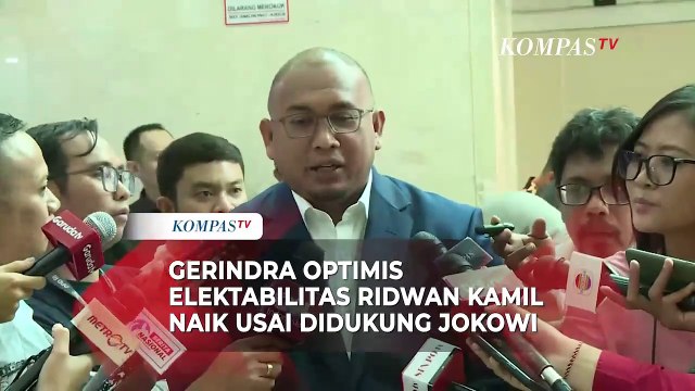 Usai Didukung Jokowi, Gerindra Optimis Elektabilitas Ridwan Kamil-Suswono Bakal Naik