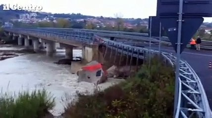 Crolla la rampa di accesso alla Teramo mare