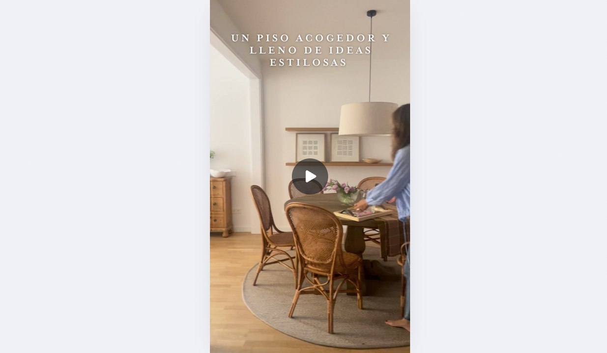 Un piso acogedor y lleno de ideas estilosas