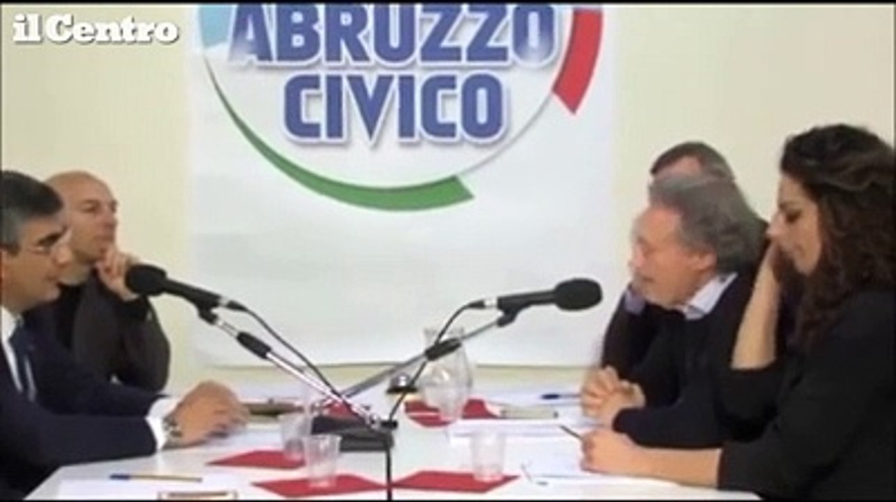 D'Alfonso e i candidati di centrodestra: decideranno gli elettori
