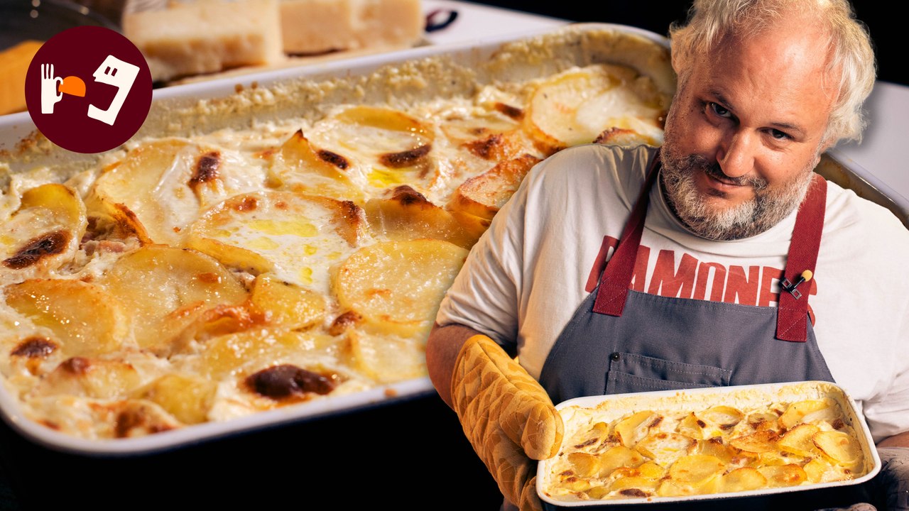 Este PASTEL de PATATA francés es ideal para aprovechar los RESTOS de QUESO que tengas en la nevera