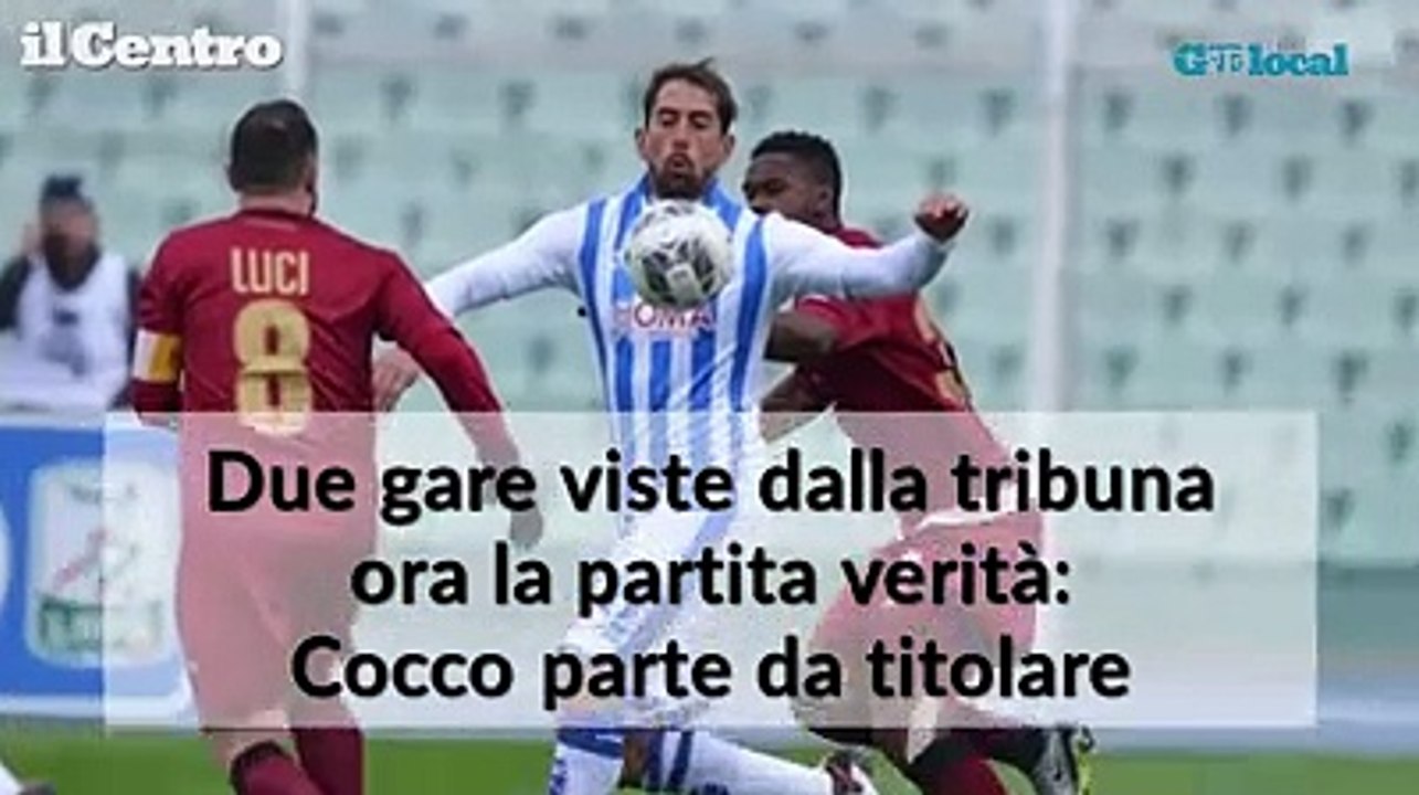 Pescara a Vercelli senza il bomber Lapadula
