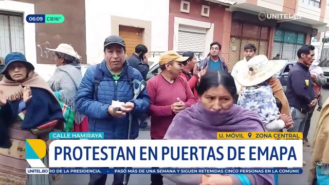 No llegó arroz a Emapa y ciudadanos protestan afuera de las instalaciones en Cochabamba