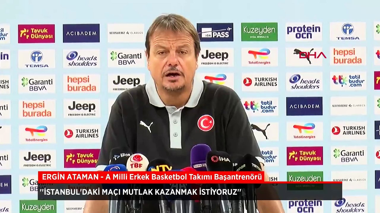 Ergin Ataman: İstanbul'daki maçı mutlak kazanmak istiyoruz
