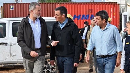 Emerge del fango el soberano rebote de Sánchez con Felipe VI por no secundarle en su huida en Paiporta