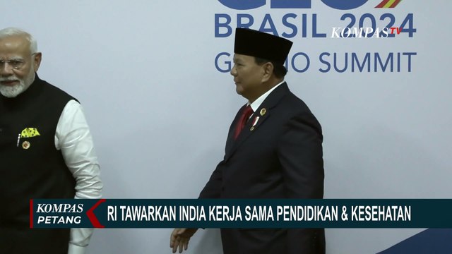 Bertemu PM India, Presiden Prabowo Sambut Baik Kerja Sama di Bidang Kesehatan