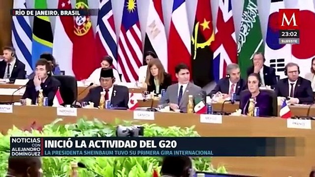 Claudia Sheinbaum en el G20 promueve programas sociales y ambientales